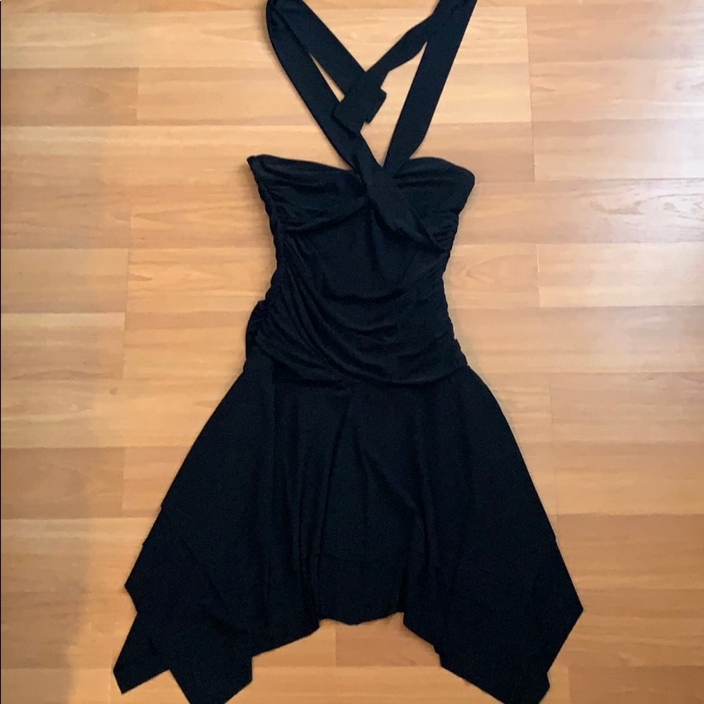 Classic black cocktail dress